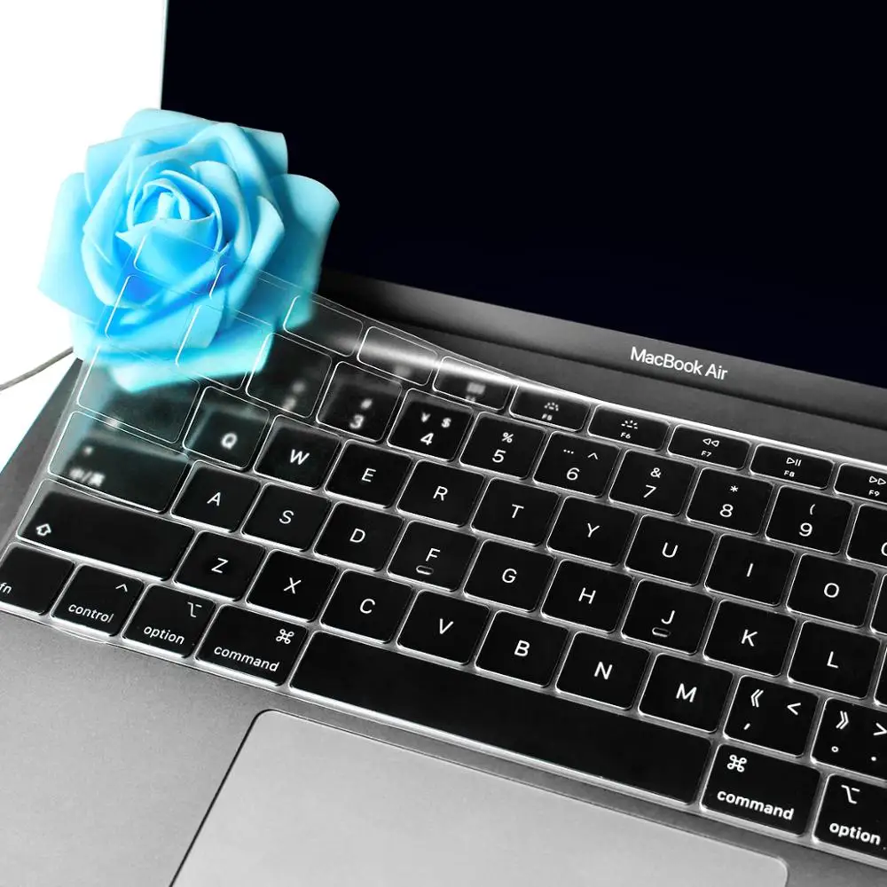 

For Apple Macbook air pro Retina EU/US version A1466/1502/1398/1534/1990keyboard cover case Silica gel TPU clear protecter film