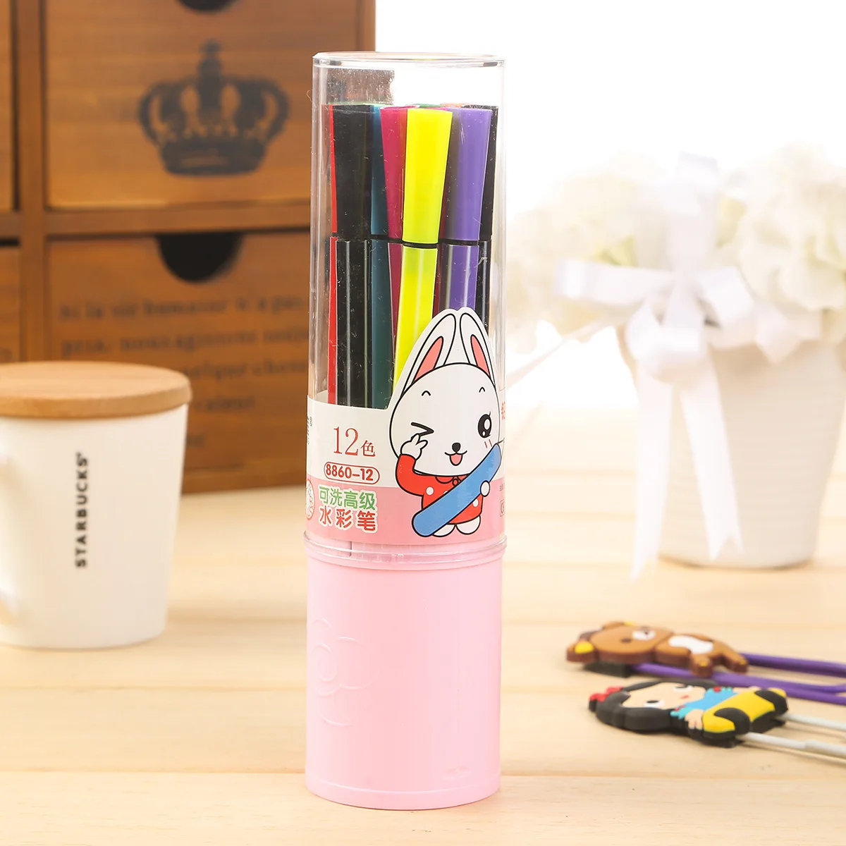 Ручка для рисования акварелью 12 цветов|cartoon drawing tools|color drawingpainting supplies |