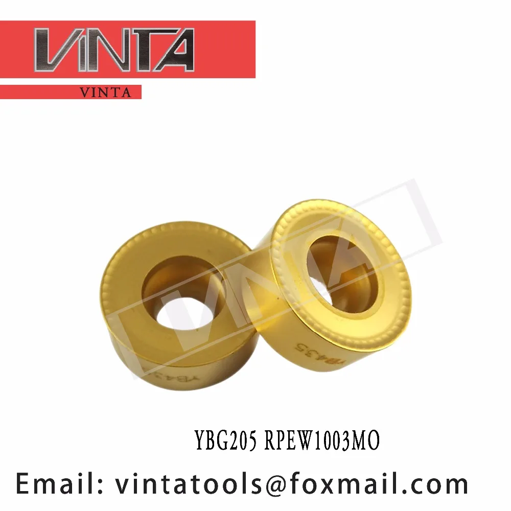 

High Quality YBG205 RPEW1003MO CNC Carbide Milling Inserts