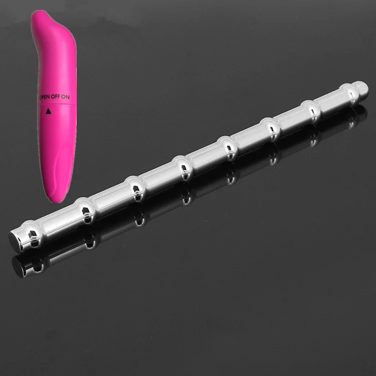2 Pcs/Lot Vibrator And 155mm Blocked urethral for men penis plug sound Alternative masturbation man sex toys products toy | Красота и