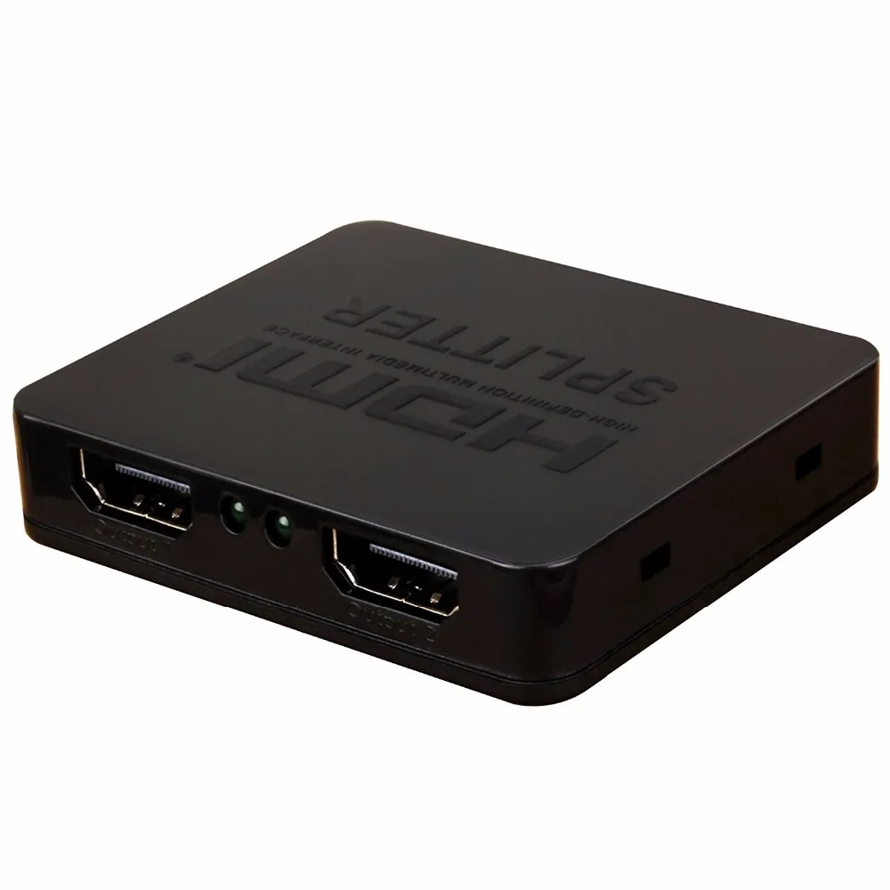 1080 P 3D Mini 2 Порты и разъёмы HDMI Splitter Switcher 1x2 1 в из распределитель hdmi сплиттер для HDTV PS3