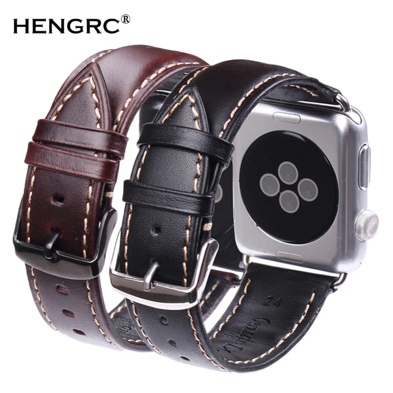 Винтажный ремешок из натуральной кожи для Iwatch Apple Watch 38 мм 42 серия 1 и 2 наручный