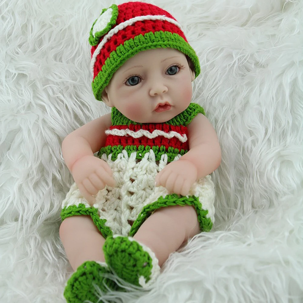 Reborn Baby Doll 11 дюймов милые куклы для девочек винил мягкие игрушки детей