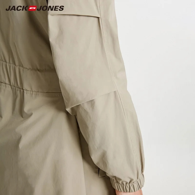 Мужской Тренч с капюшоном JackJones ветровка длинная Мужская куртка стиль 218321531 |