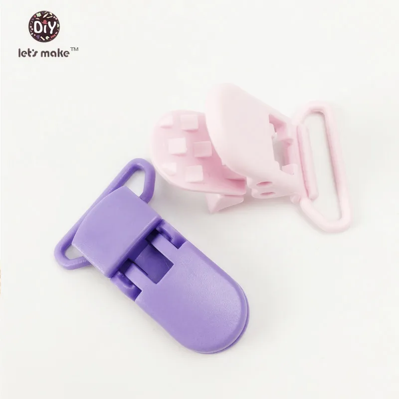 Пластиковые зажимы для соски пустышки Let's Make 20 шт.|clip diy|clip sootherclip holder |