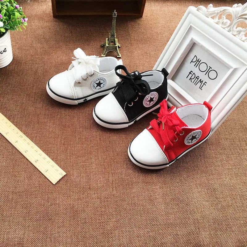 2019 Baby Shoes Canvas Kids Non-slip 0-3 Years Old Boys 3 Color Comfortable Girls Sneakers Toddler | Детская одежда и обувь