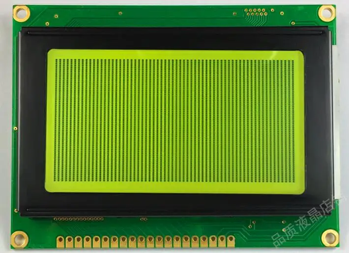 COB 12864 зеленая желтая задняя подсветка ЖК экран KS0108 светодиодный контроллер