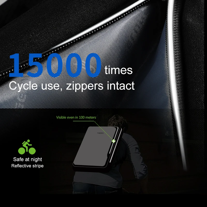 Tigernu новый 15 6 дюймовый ноутбук рюкзак брызгозащитный молния Анти Вор мужчины