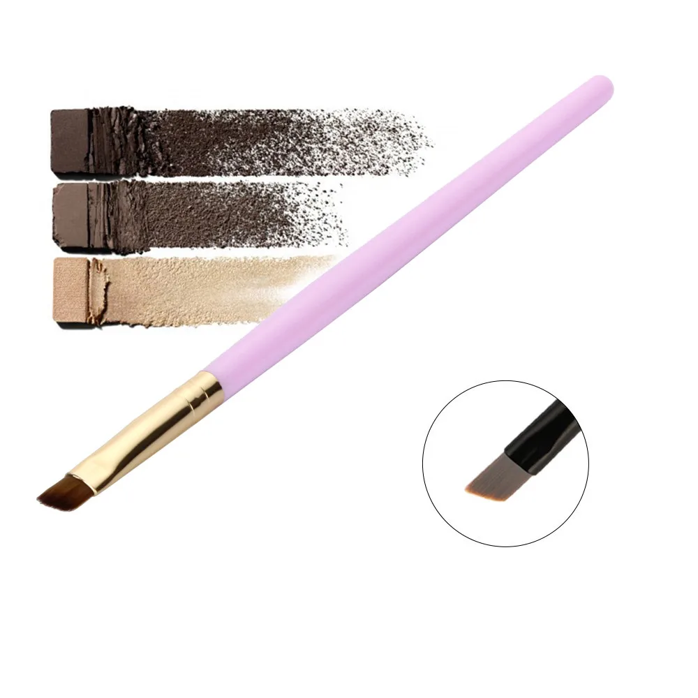 Кисти для макияжа brochas maquillaje для бровей плоские Угловые кисти основа для бровей подводка для глаз набор румян профессиональный