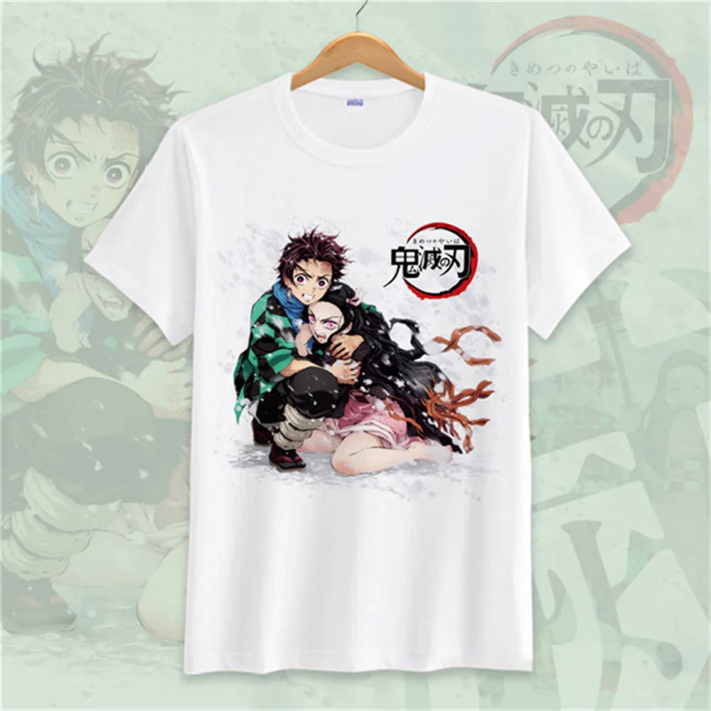 Demon Slayer: Kimetsu No Yaiba/футболка с короткими рукавами для взрослых костюмы косплея