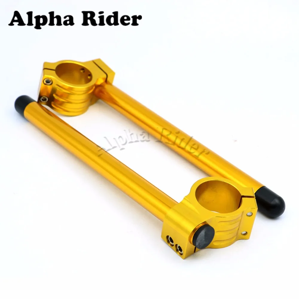 Гоночная CNC 50 мм на зажиме для Aprilia Mille RS250 Honda CBR929 CBR 954 00 03 CBR1000RR 04 10 clipon вилка руль