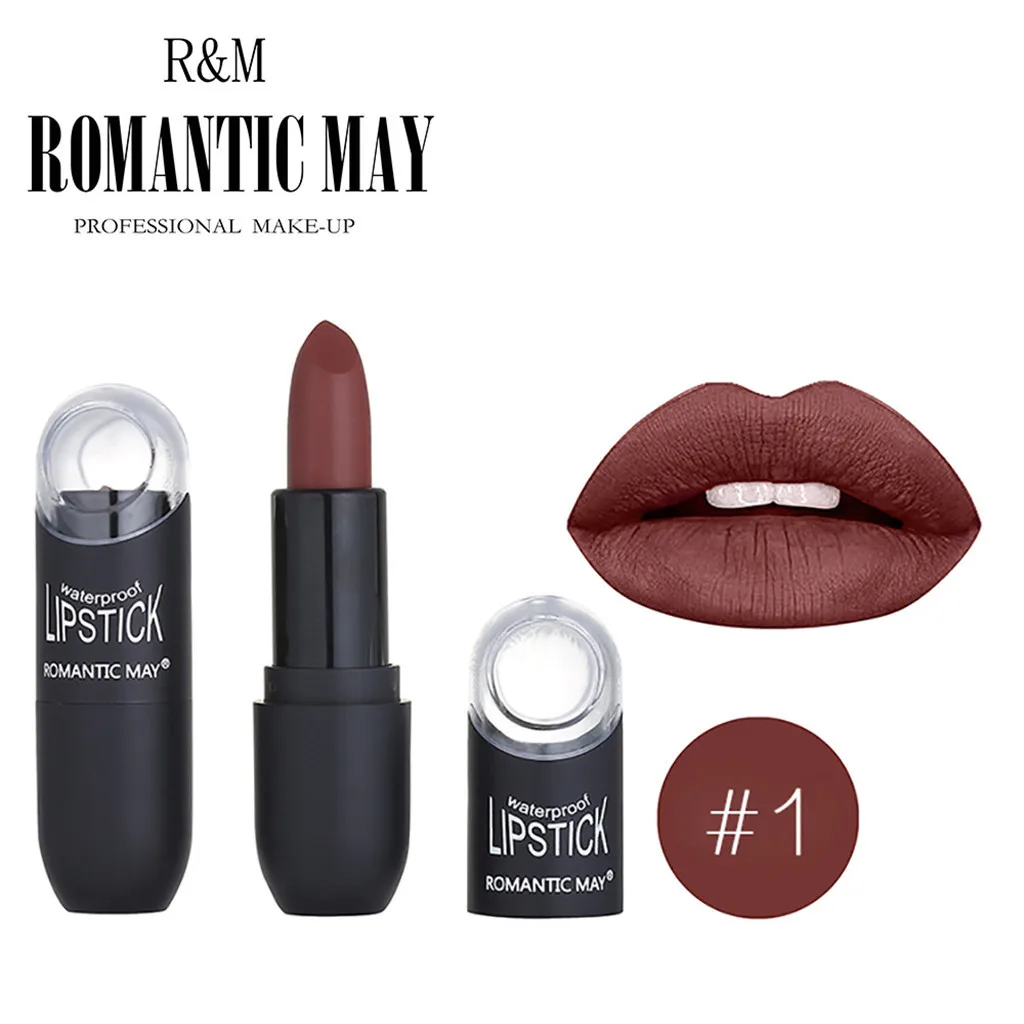 Pudaier матовая губная помада Водонепроницаемая Makeup12Colors увлажнитель длительного