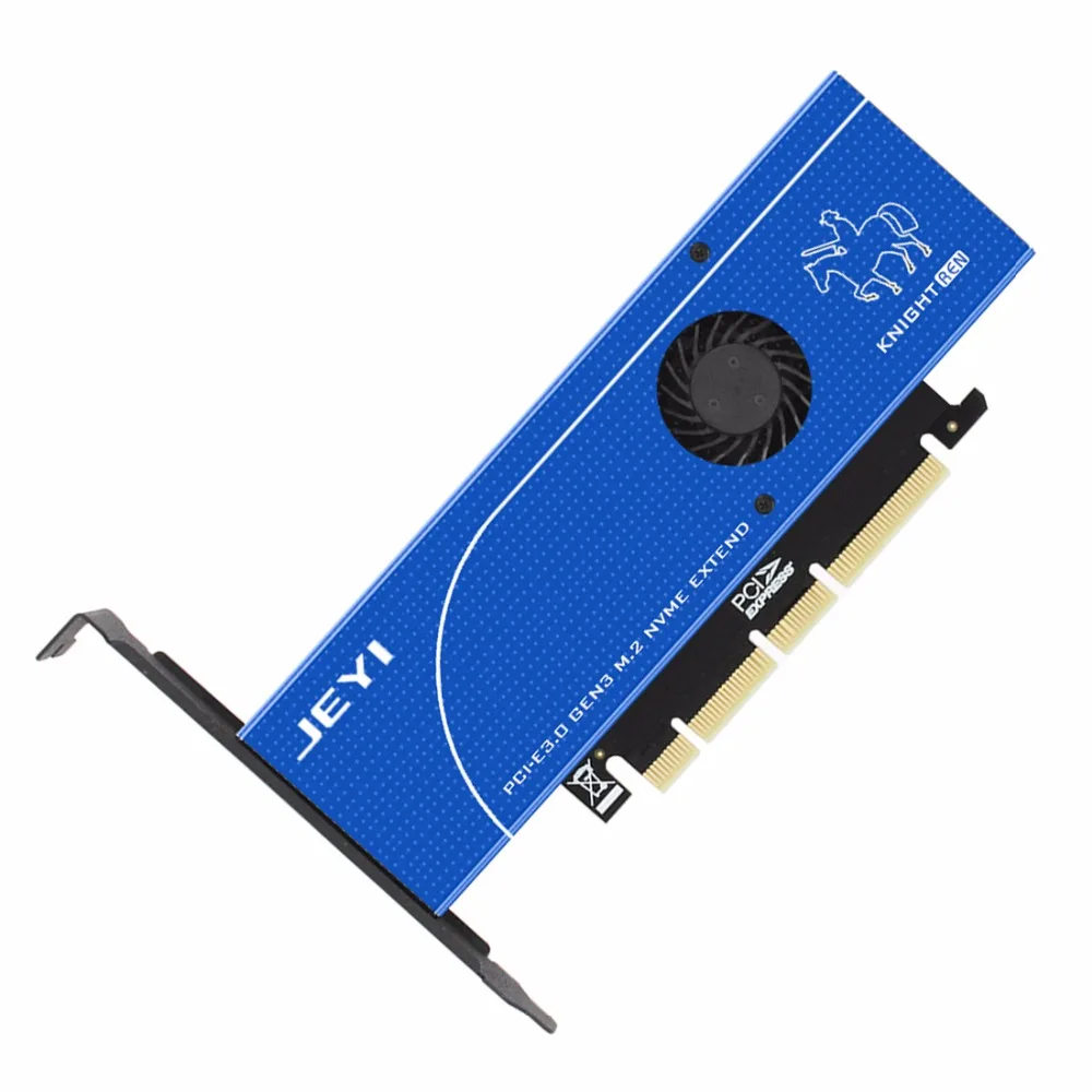 JEYI Blue knights SK19 m. 2 для NVME NGFF SATA 110 мм PCIE3.0 адаптер с двойным диском Pcie3.0 Gen3 поддержка