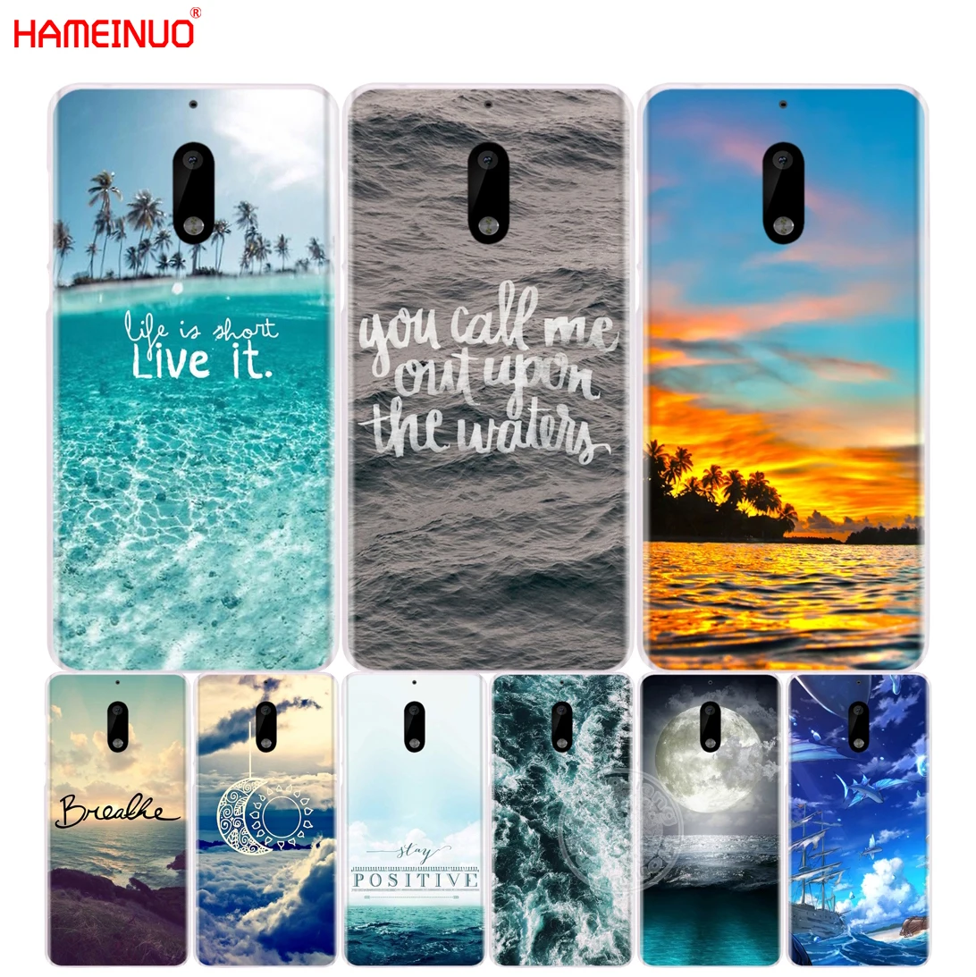 HAMEINUO чехол для телефона с красивым океаническим пейзажем Nokia 9 8 7 6 5 3 Lumia 630 640 640XL