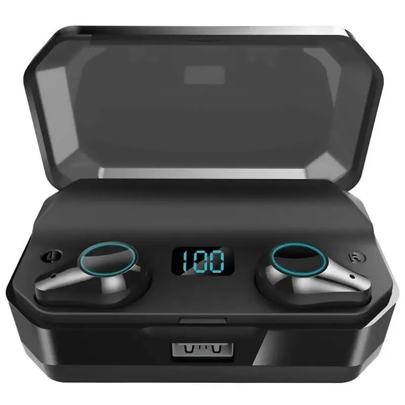 TWS T9 Bluetooth V5.0 гарнитура беспроводные наушники стерео IPX7 водонепроницаемые