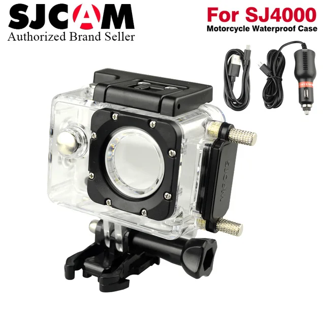 SJCAM мотоцикл Водонепроницаемый чехол для SJ5000/SJ4000 Серии Cam зарядный корпус sj cam SJ5000X