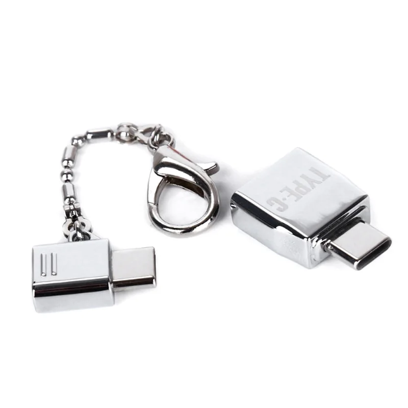 2019 горячий металлический брелок Type C адаптер наборы USB OTG конвертер для Google Pixel Xiaomi