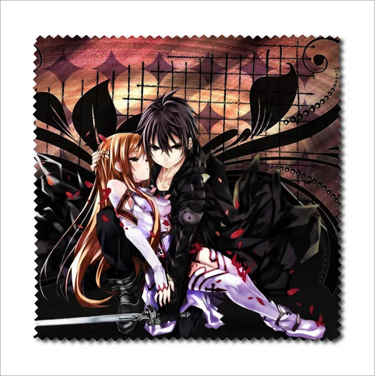 C 2 шт./компл. фланель очки ткань с принтом из «Sword Art Online»), Арка «призрачная пуля»(/Юки Асуна из аниме Sword Art Online для Косплэй Коллекция подарков - Цвет: C
