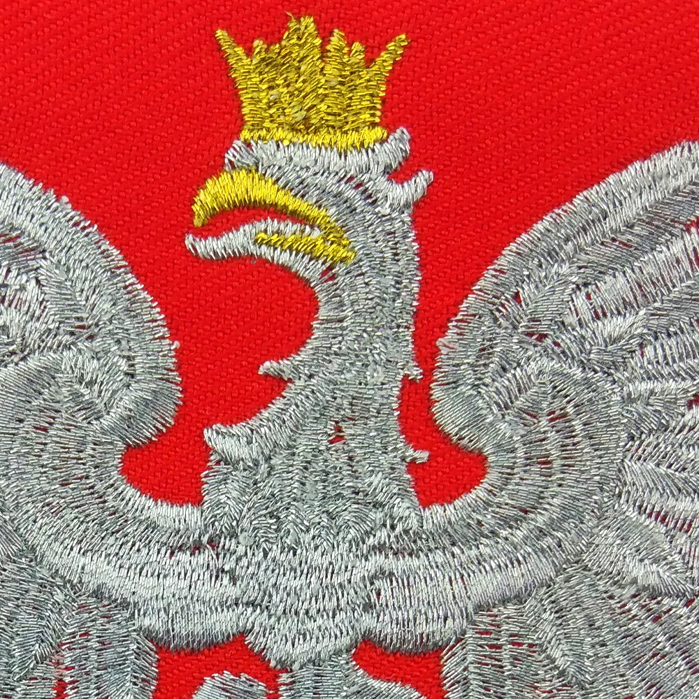 Вышитый значок Национальная эмблема польской нашивки железные наклейки на