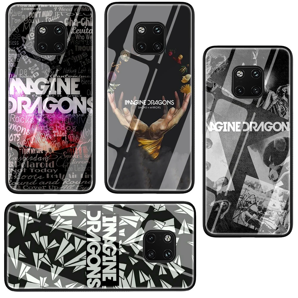 Чехол для телефона из закаленного стекла с принтом «Imagine Dragon music» для huawei Y9 Honor 8X 7A pro P10 20 Lite Pro mate 20 Lite Pro