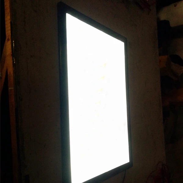 Черная ультратонкая алюминиевая рамка 5 шт. магнитная фоторамка с подсветкой по