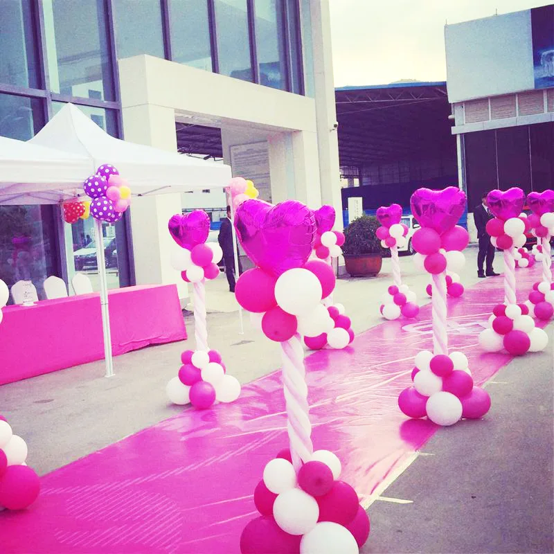 melhor Atacado 30 Conjuntos 150cm Balão Base Coluna/vara/plástico Pólos + 15 Clips Balão Arco Casamento Jardim Decoração Festa Suprimentos