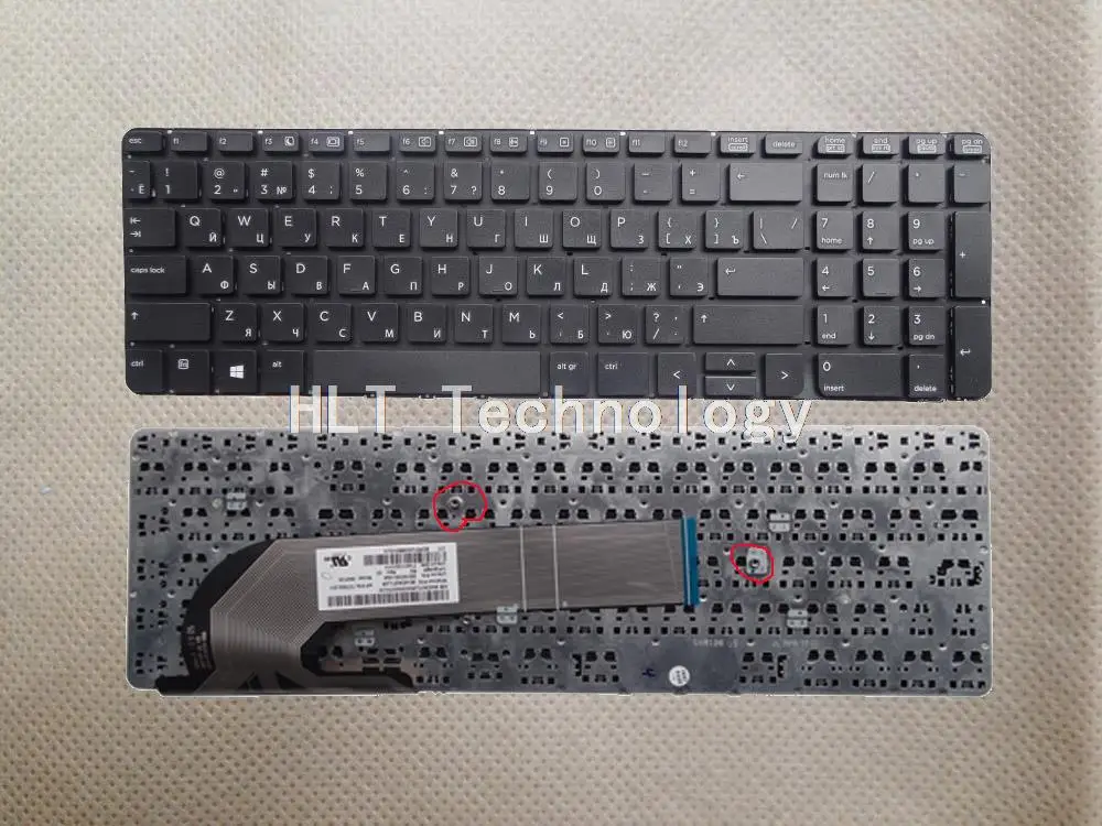 Оригинальная и новая черная Русская клавиатура для HP 450 g0 455 g1 470 хорошая работа!