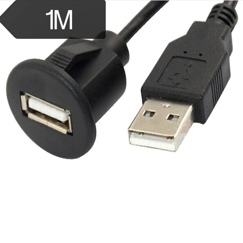 Встроенный в автомобиль USB 2 0 розетка с утапливаемым креплением свинцовый
