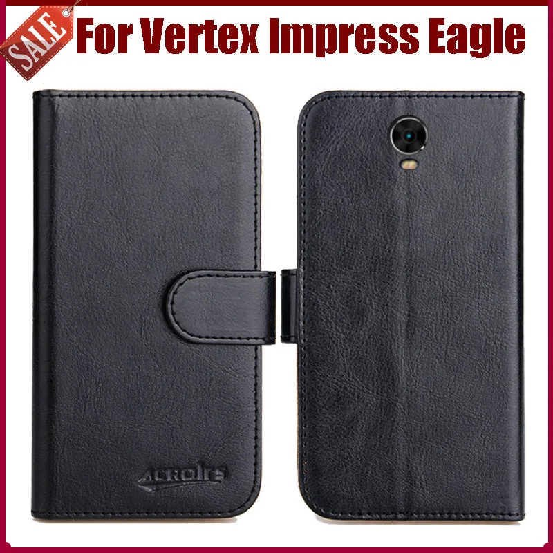 Лидер продаж! Чехол-накладка для Vertex Impress Eagle 6 цветов роскошный защитный кожаный