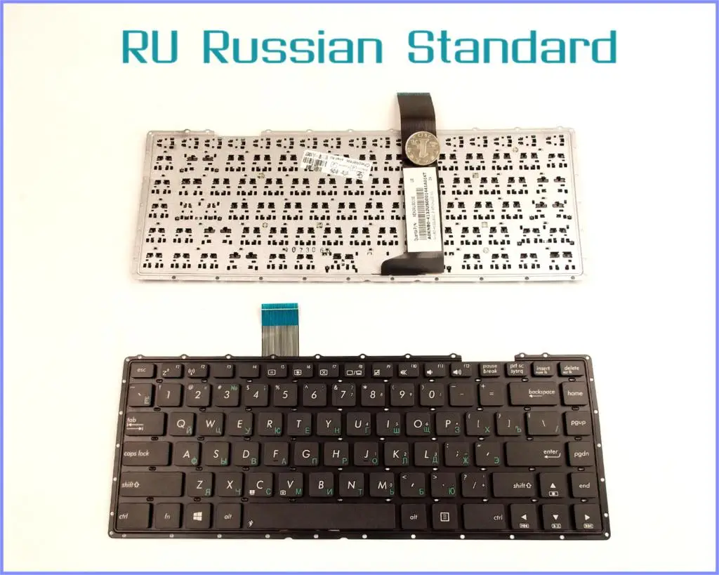 

Russian RU Version Keyboard for ASUS S401 S401A S401U R402 R402U R402A F450E42JF-SL K450LC K450LB Laptop No Frame