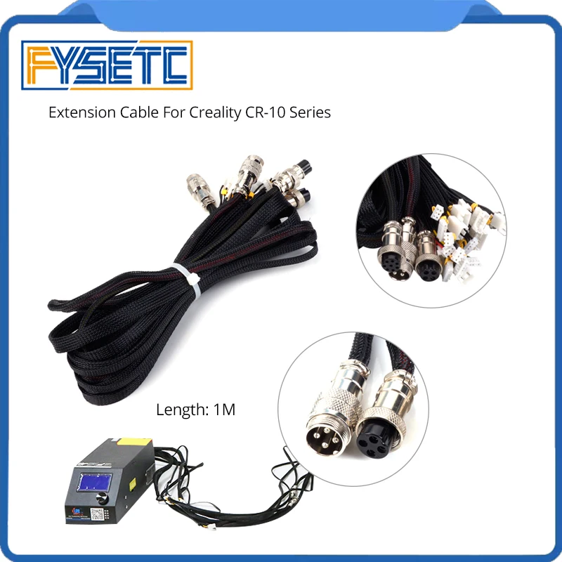 

Update Kit Extension Cable Kit About Length 1m / 3.28ft For CR / CR-10S Series 3D Printer