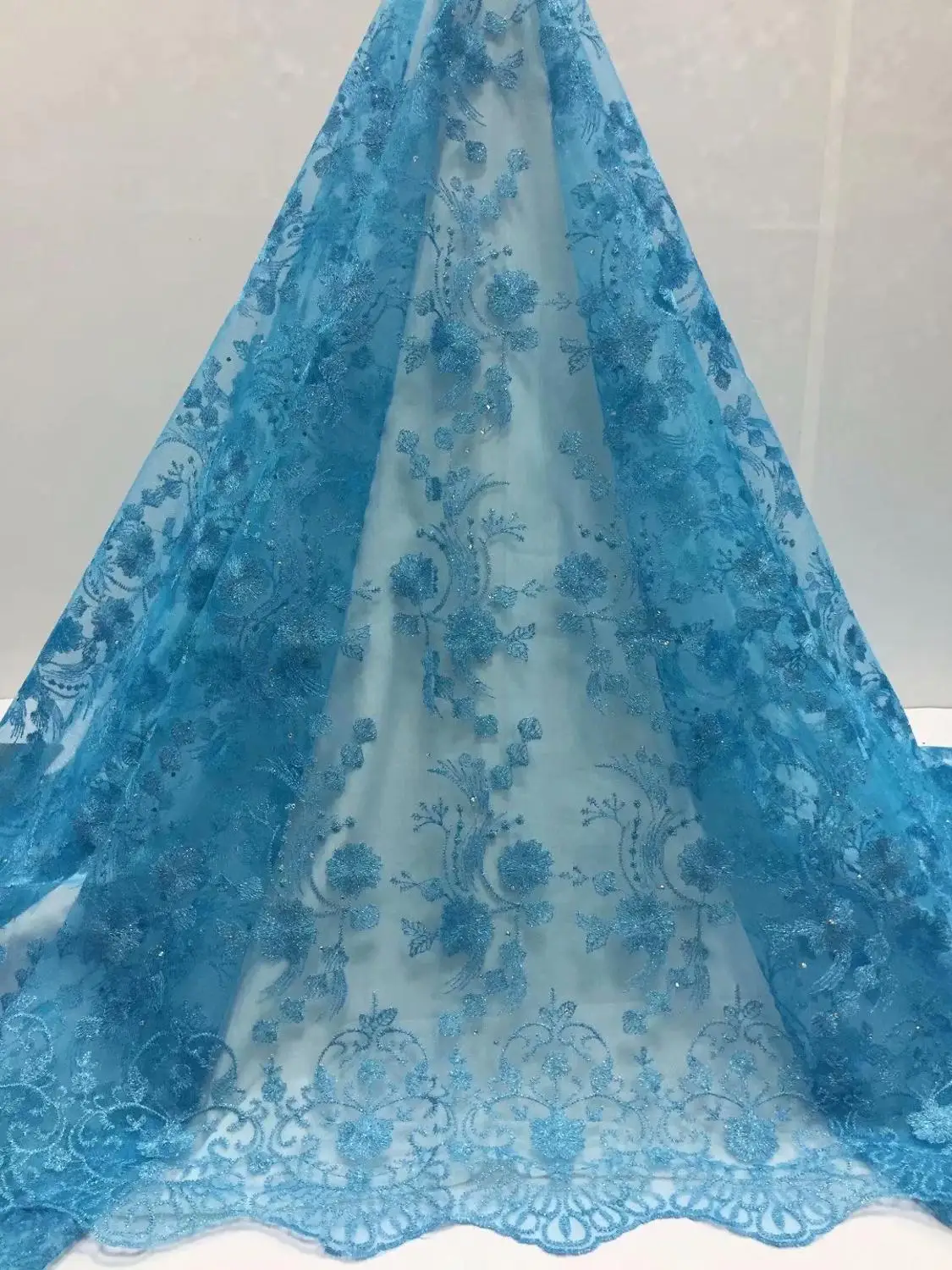 Африканские французские кружевные ткани с вышивкой нигерийский гипюр сетчатый