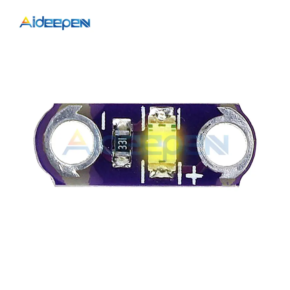 5 шт. LilyPad светодиодный модуль желтый для Arduino DIY Kit 3 5V|Детали и аксессуары приборов|