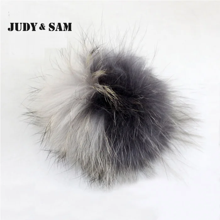 Новый 2016 2 мелодии подлинная енота помпонное для шляп и шапки красочные бал с