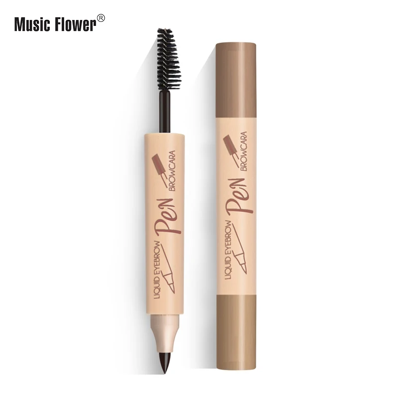 Music Flower тени для бровей Косметика натуральный длительный стереоскопический татуировки водостойкие жидкая подводка для бровей ручка Browcara