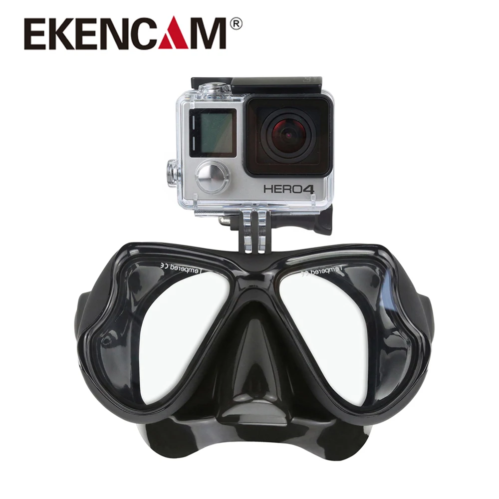 Маска для плавания закаленные очки маска дайвинга камеры Gopro HERO 9 8 7 6 DJI Insta360 One X2