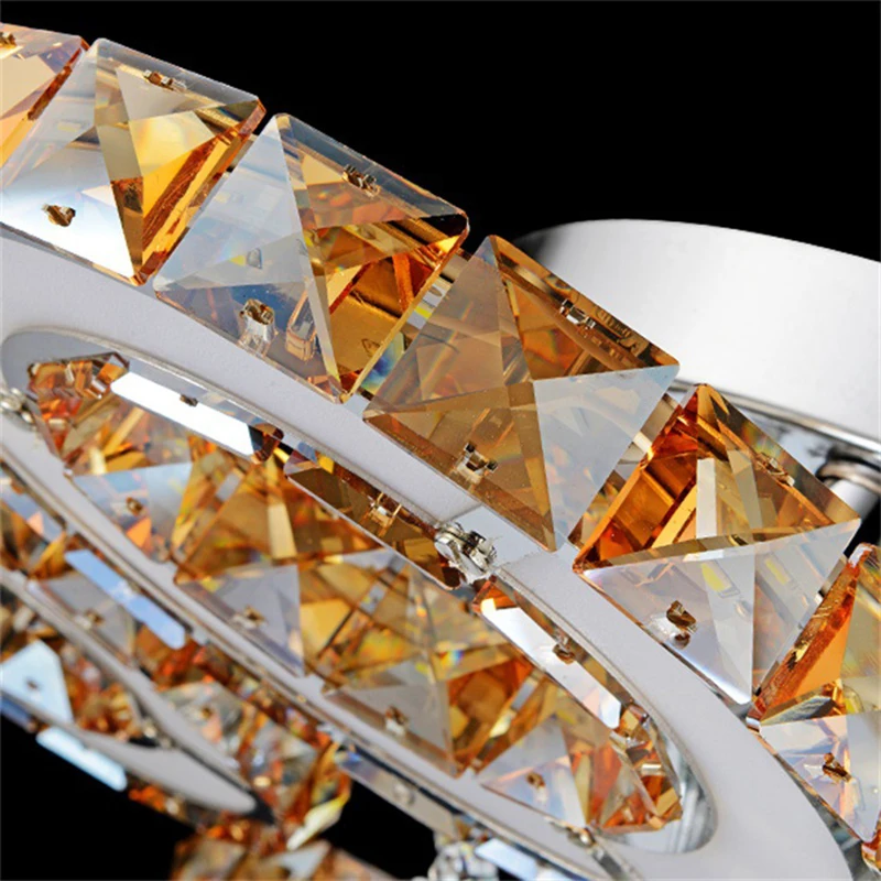 

Modern Chrome lustre chandelier for bedroom Living Room led ceiling Chandeliers lighting lamp Stainless Steel Light Fixtures