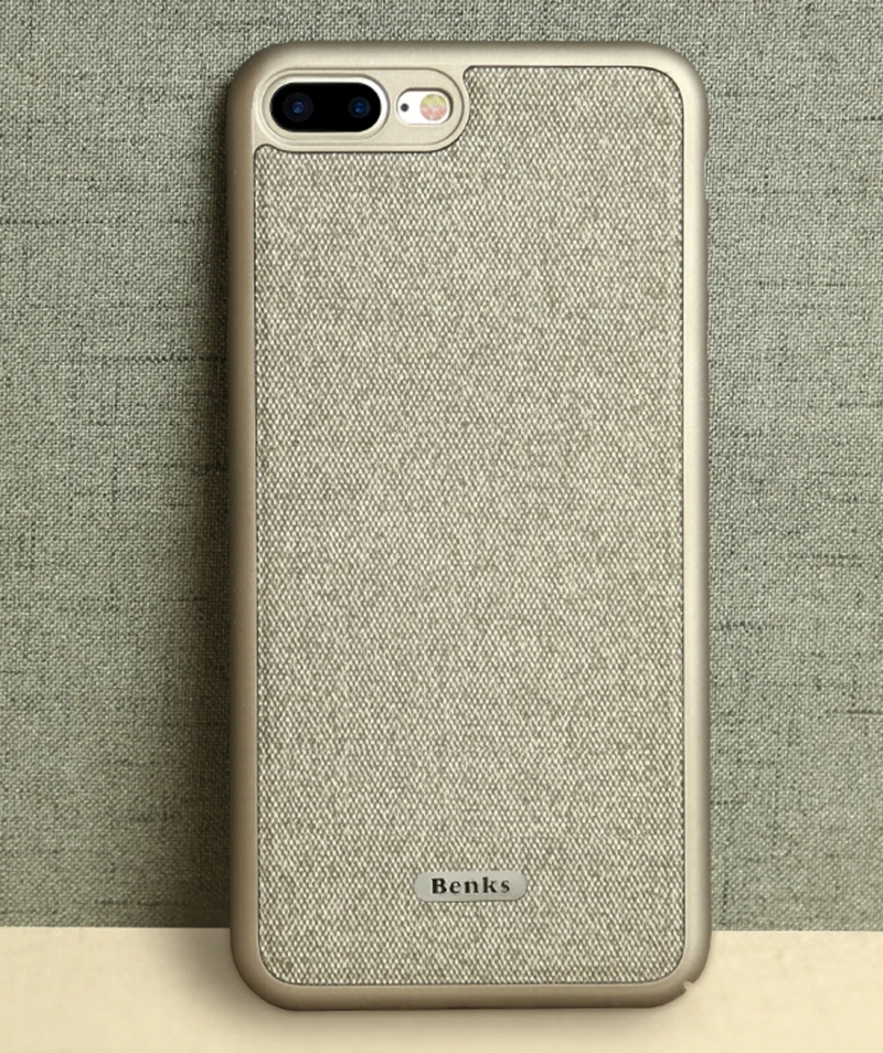Benks для iPhone 8 Funda чехол бизнес стиль магнитный PC джинсовый защитный корпус задняя
