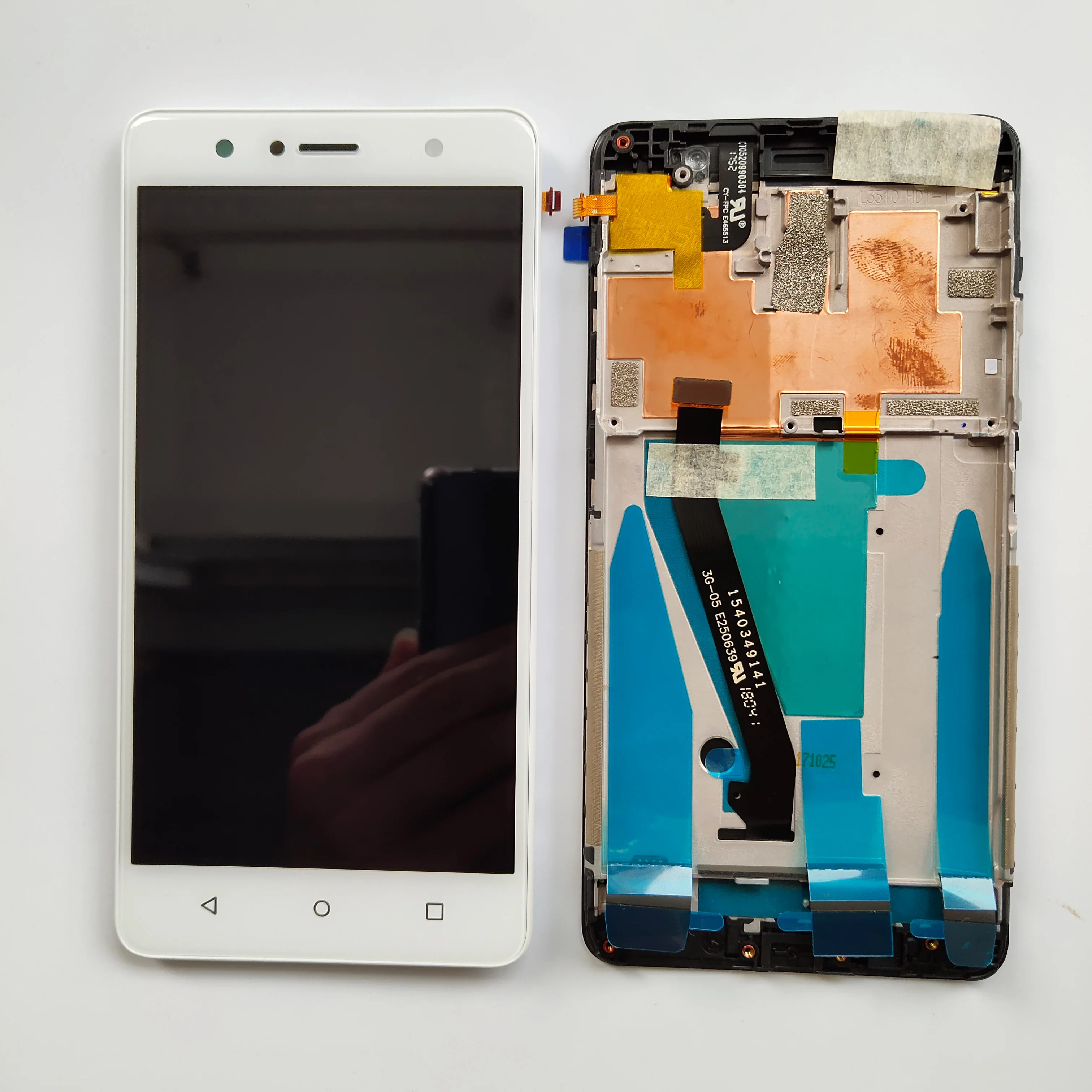 Оригинальный черный/белый жк дисплей для Lenovo K8 Plus дигитайзер сенсорного экрана