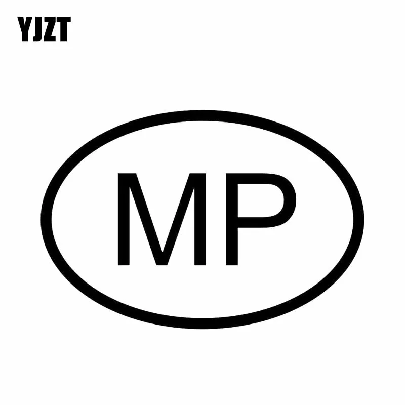YJZT 14 3 см * 9 7 Автомобильная Наклейка Виниловая наклейка MP Северные Марианские