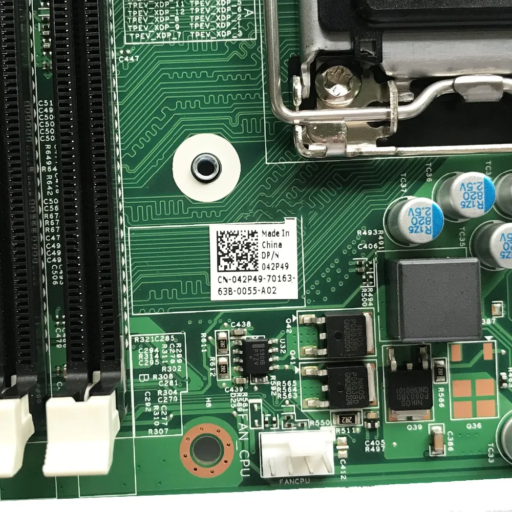 SZWXZY для материнской платы DELL OPX 3010 LGA1155 H61 DDR3 DMIH61R MB 10097 1 48 3eq01. 011 CN 042P49 42P49 100% хорошее