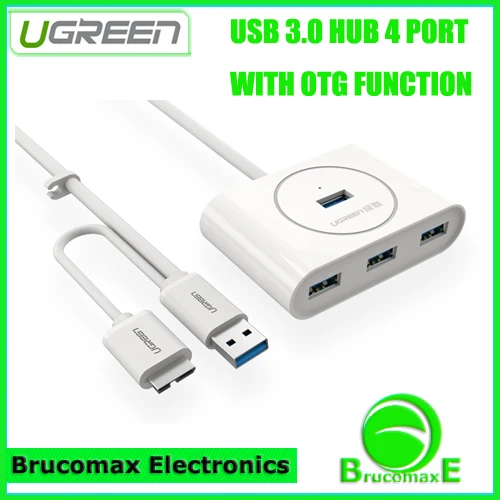 Бесплатная доставка OEM UGREEN USB 3.0 Hub 4 разъём(ов) с OTG функции | Компьютеры и офис