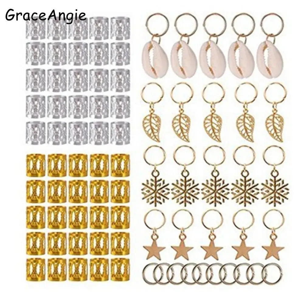 GraceAngie оптовая продажа 80 ⑤ упак. кольцо в форме листа из сплава DIY смешанный