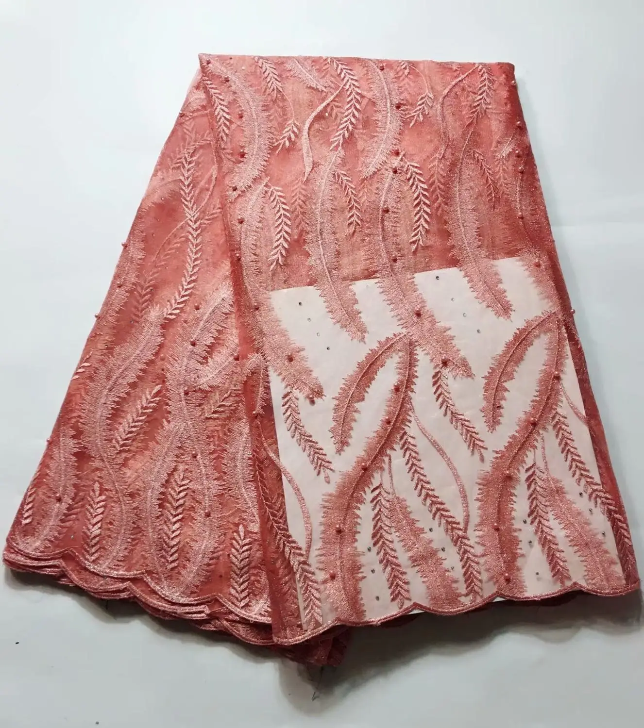 African lace Solid Pattern 120 cm width fabric for Apparel and Fashion sold by the 5Yard | Аксессуары для одежды
