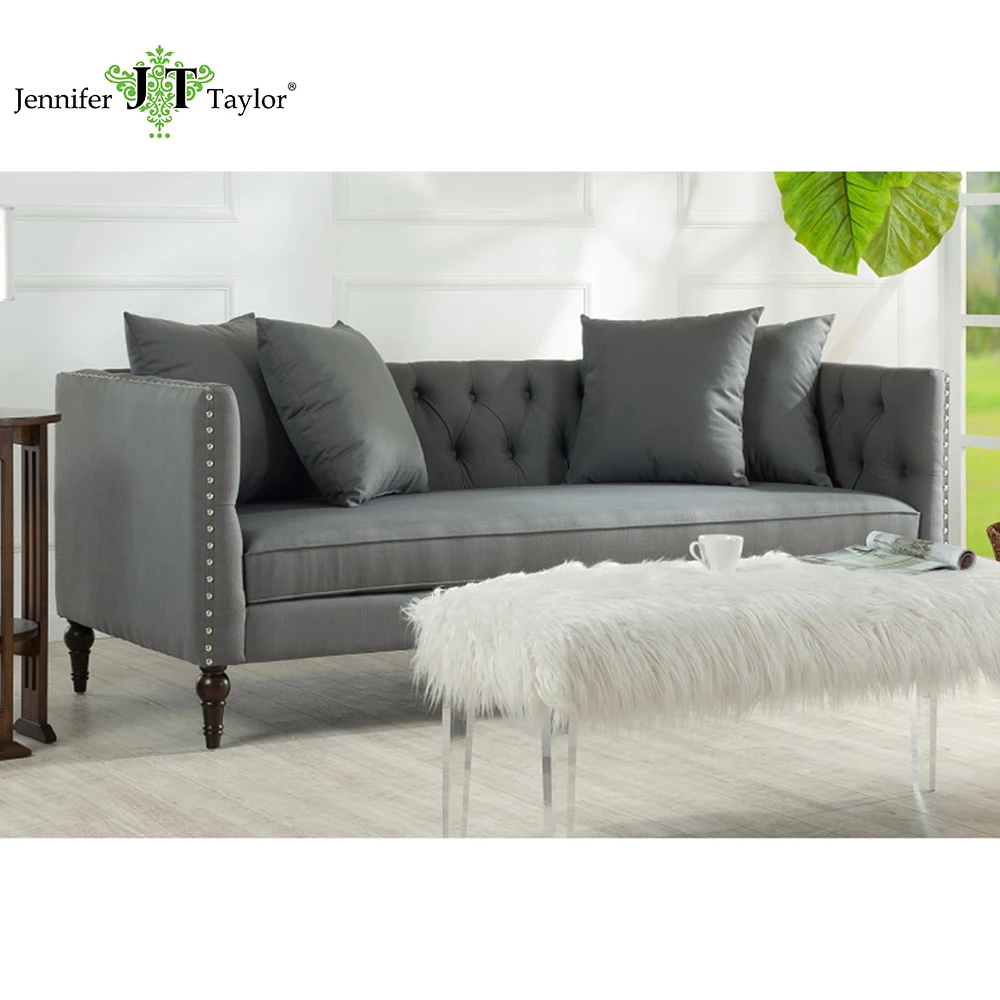 Jennifer Taylor Stanbury серый диван 82 1/2 &quotW x 35 1/2&quot D 30 &quotH|grey sofa|sofa sofasofa grey |