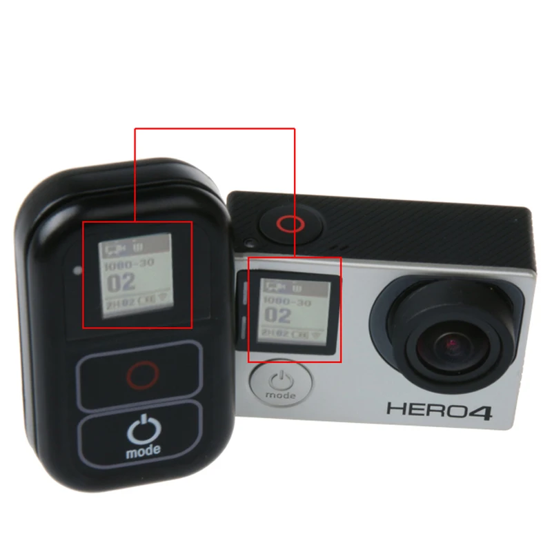 Pаспродажа Водонепроницаемый WIFI Пульт дистанционного управления для Gopro Hero 7/6/5/4/3 + экшн-камера для Go Pro Hero 5/4 Session Sports Cam аксессуары
