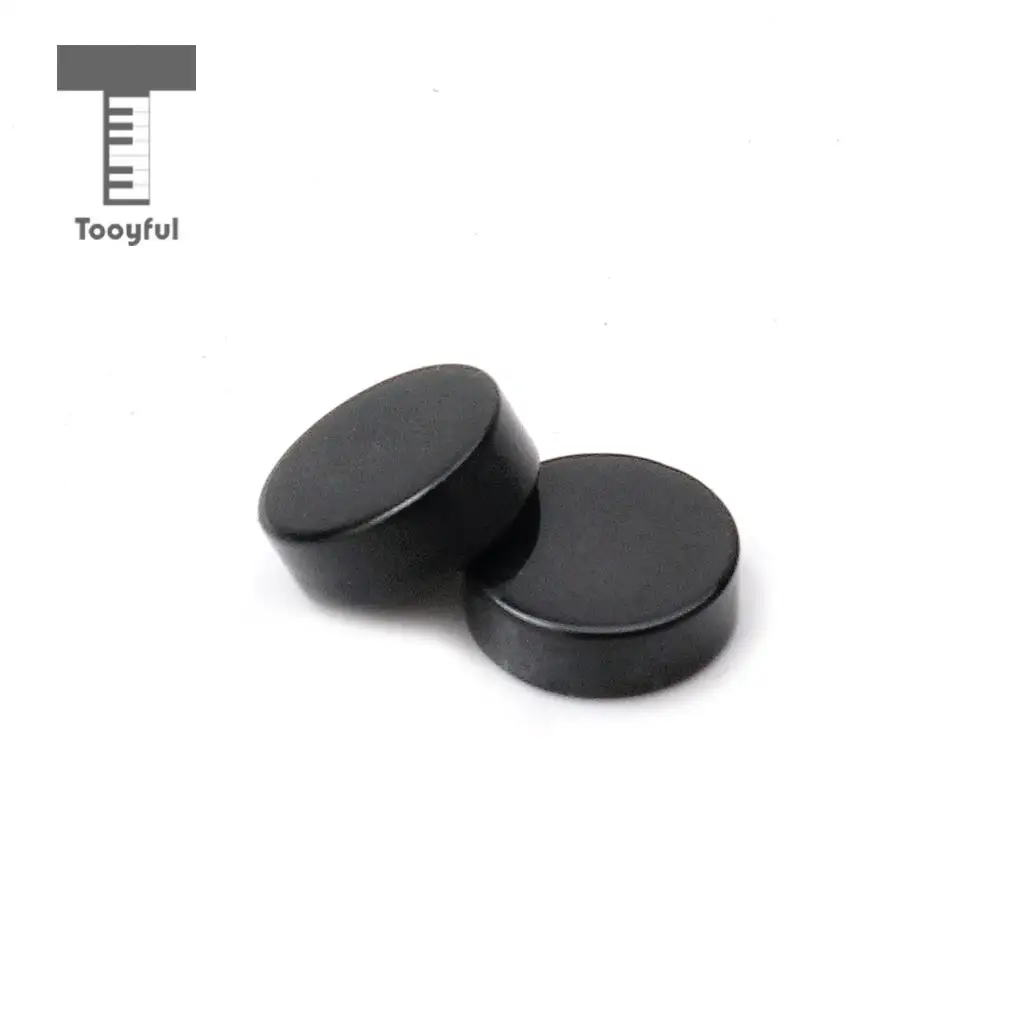 

Tooyful 300 Pieces Plastic Black Dots Inlay Markers Inlaid Material for Guitar Fingerboard Fretboard Parts Diameter 6.3mm
