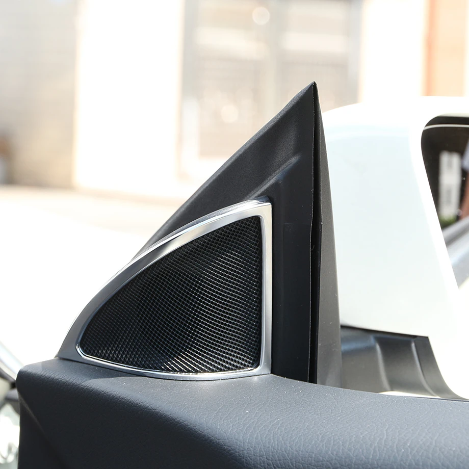 

Top Quality Car Interior Accessories For Mercedes Benz A Class A180 A200 Door Speaker Sequin Trim 2pcs/set