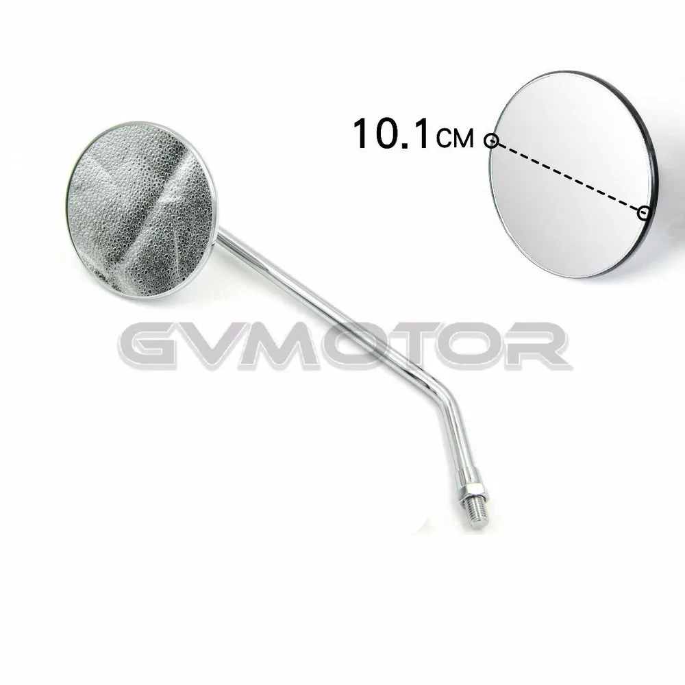 1х хромированное винтажное Кафе Racer 4 &quotзеркало заднего вида для Мотоцикла Suzuki