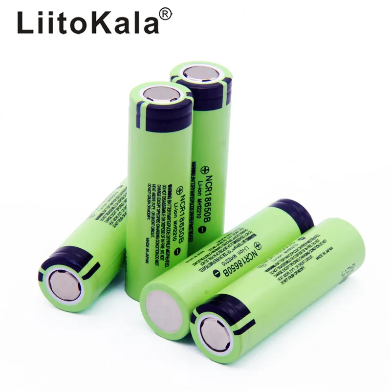 Литиевая аккумуляторная батарея LiitoKala NCR18650B 34B 3 7 в 18650 3400 мАч|Перезаряжаемые
